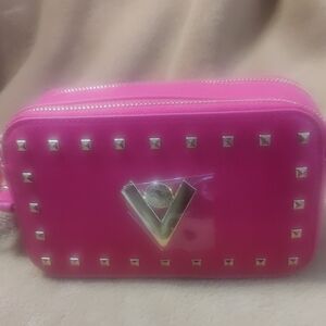 Orlando Valentino Pink Studded Women's Bag 7.5Wx4.5D